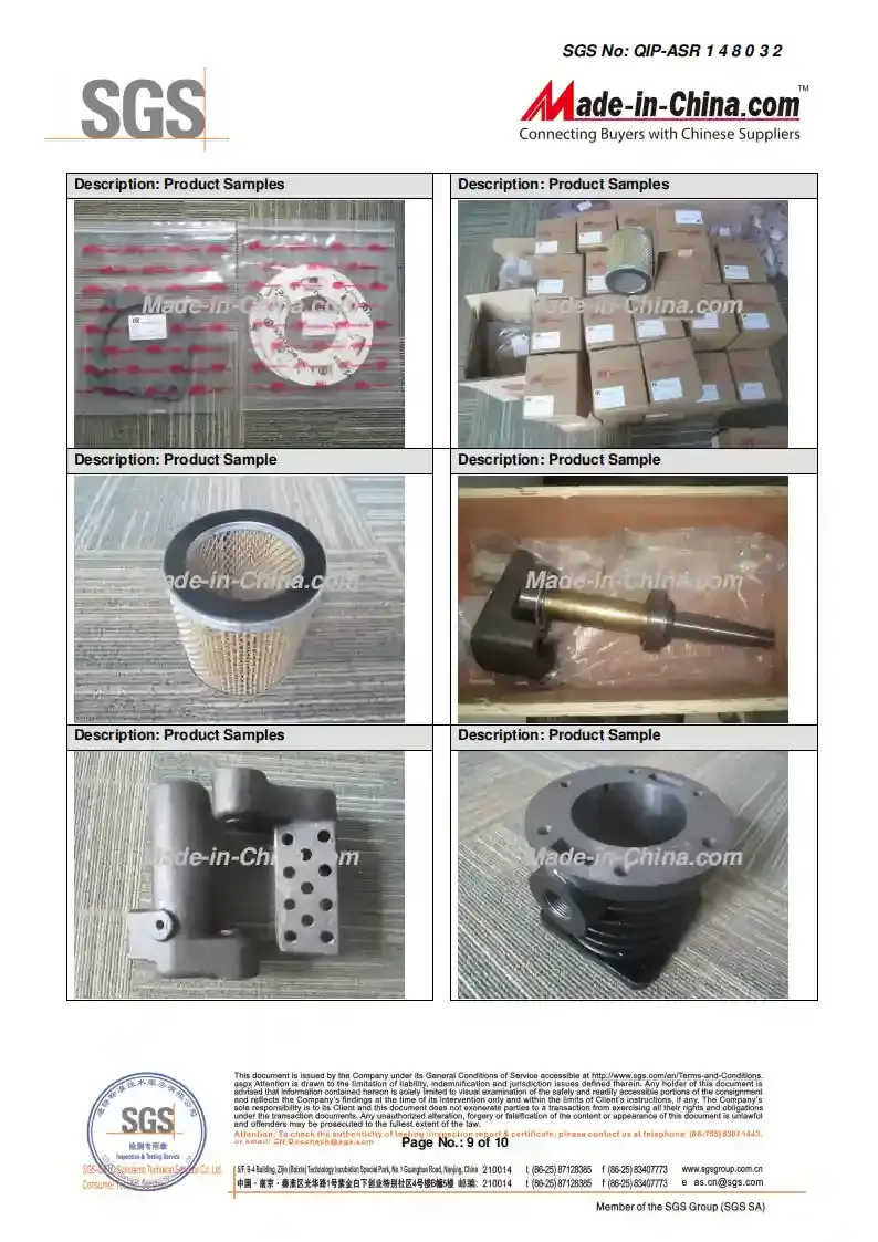 SGS Certified Report 7