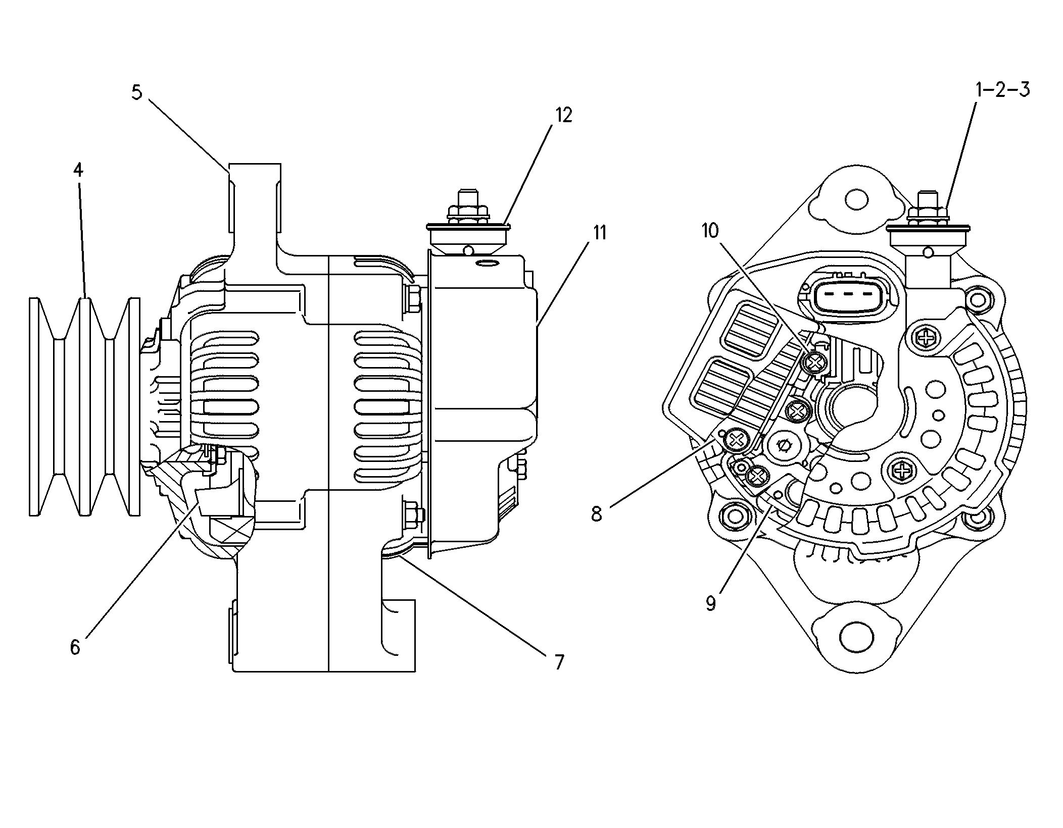 105-2811: Alternator Group
