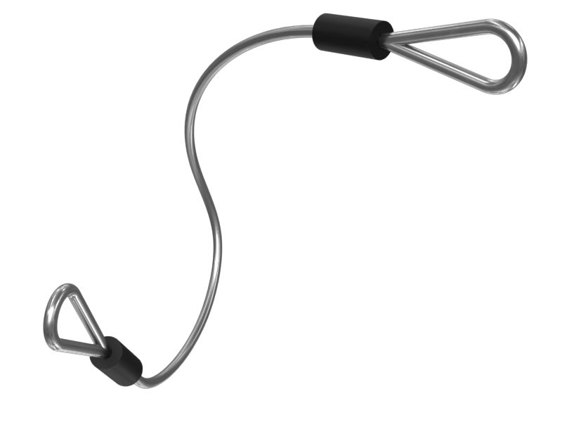 9V-1777: 383mm Long Lock Cable