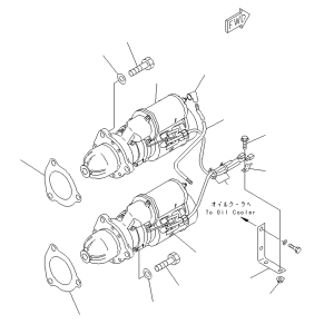 Starter Motor 600-813-7151 600-813-7152 Komatsu Engine SA6D170E SAA6D170E