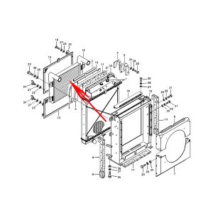 Air Cooler 14506552 VOE14506552 For Volvo Excavator EC330B EC360B EC460B