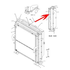 Core As-Oil Cooler CA1516458 151-6458 1516458 CA1470449 147-0449 1470449 For Caterpillar Engine 3306 Caterpillar Excavator 330B L 330B LN