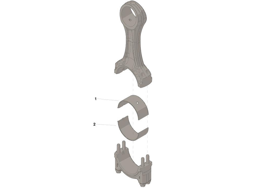 2882087 SET,CONN ROD BEARING