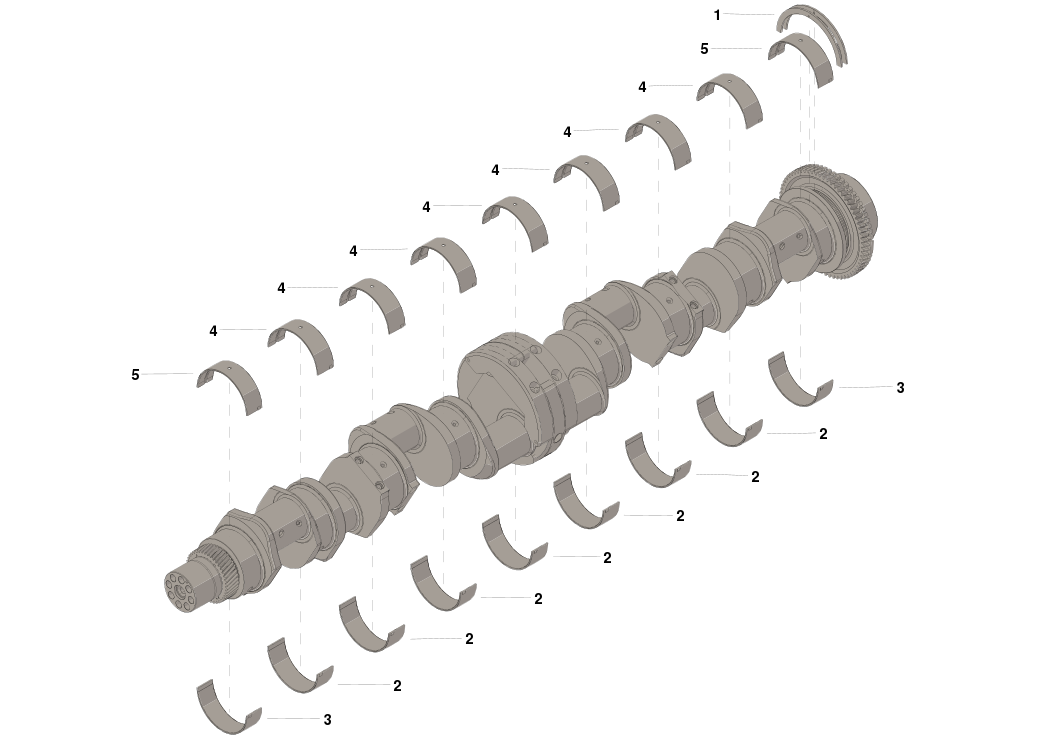 3018210 KIT,MAIN BEARING