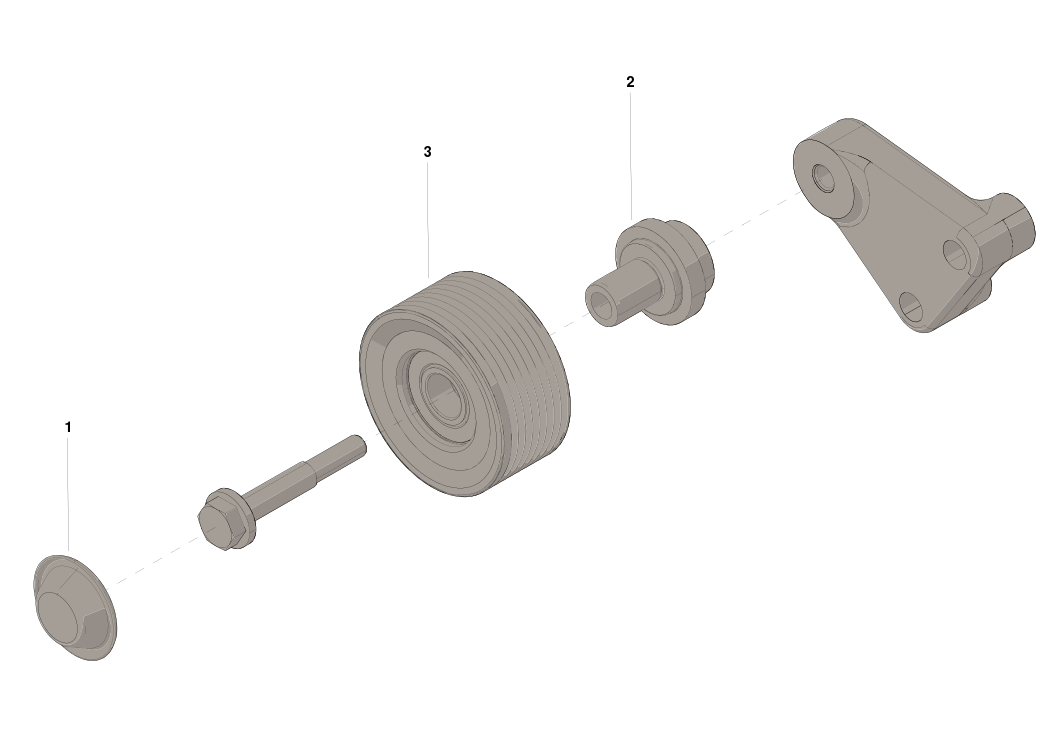 3800669 KIT,IDLER PULLEY