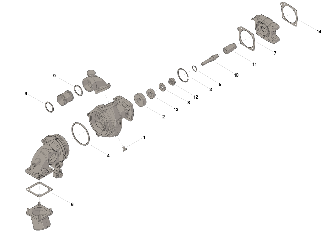 3803153 KIT,WATER PUMP REPAIR