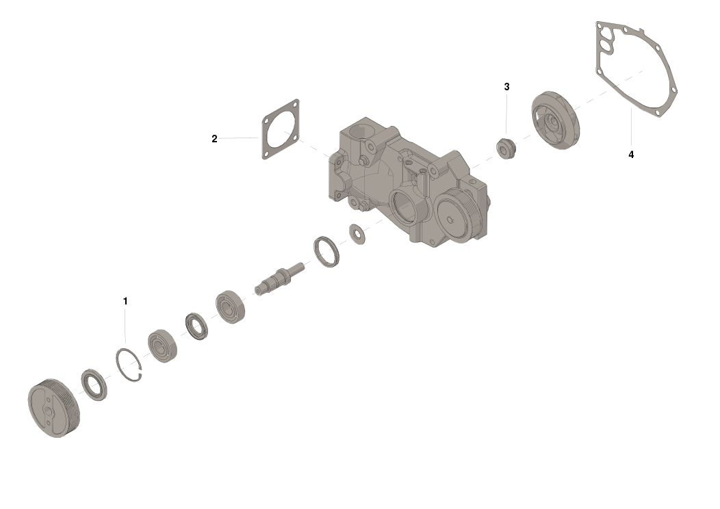 3803612 KIT,WATER PUMP REPAIR