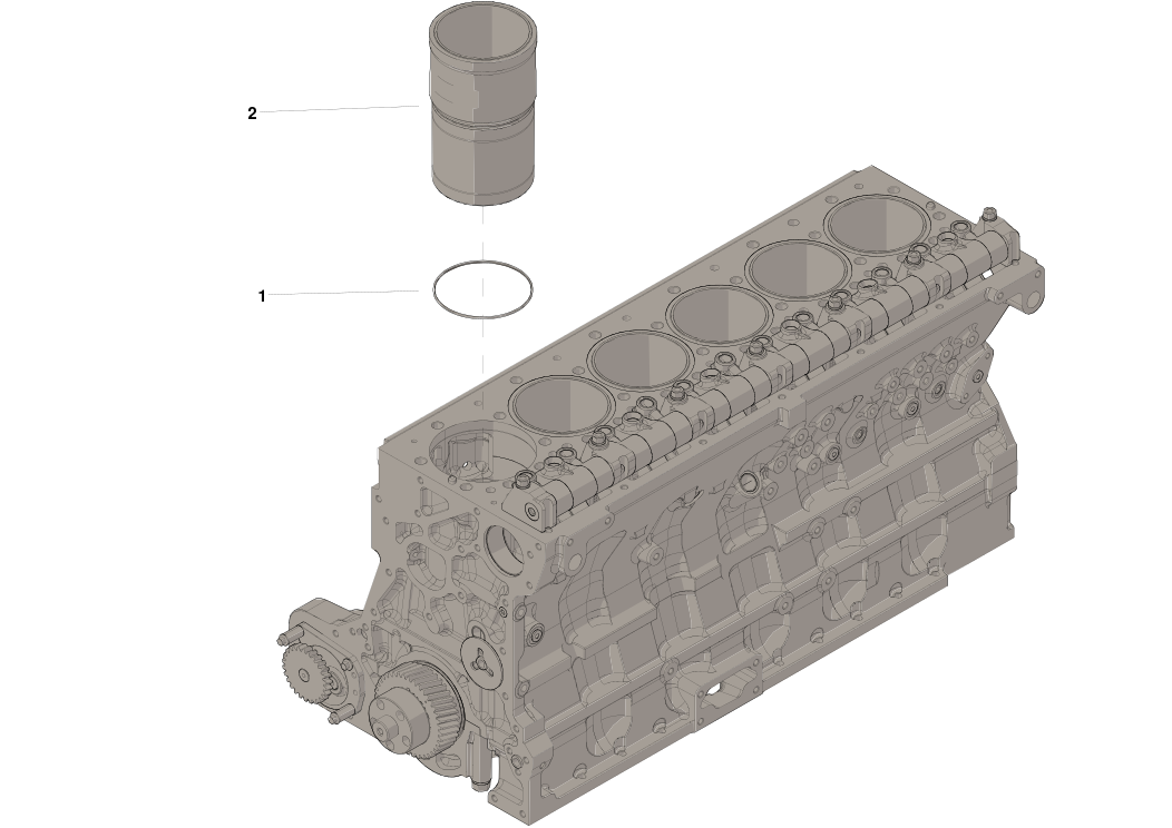 3803703 KIT,CYLINDER LINER