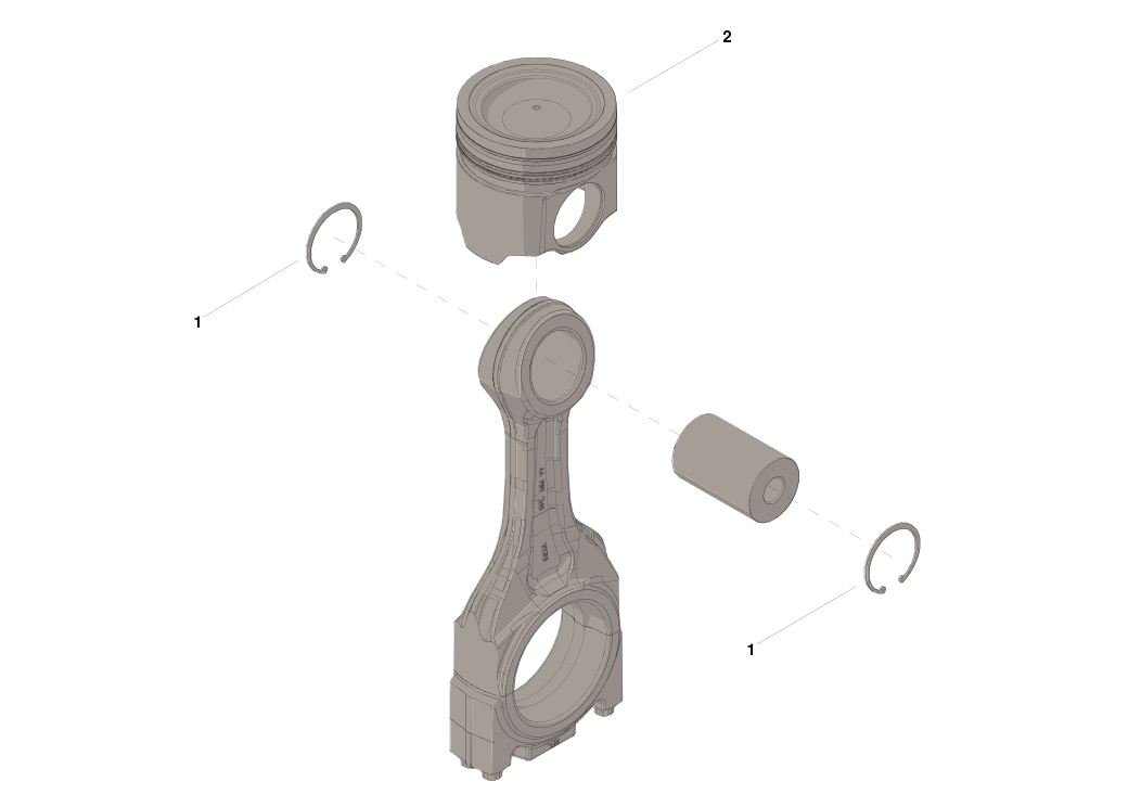 3803756 KIT,ENGINE PISTON