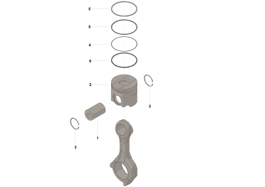 3803892 KIT, COMPRESSOR PISTON