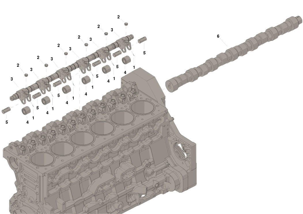 3804824 KIT,CAMSHAFT