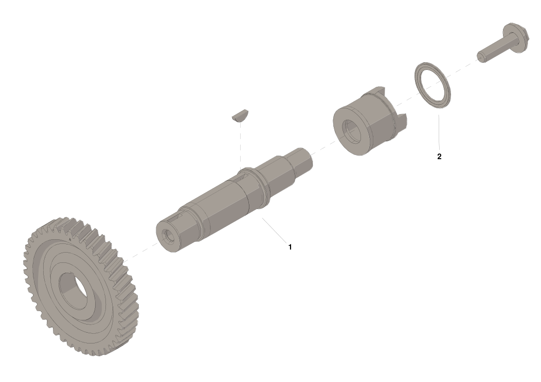 3804997 SHAFT,ACCESSORY DRIVE