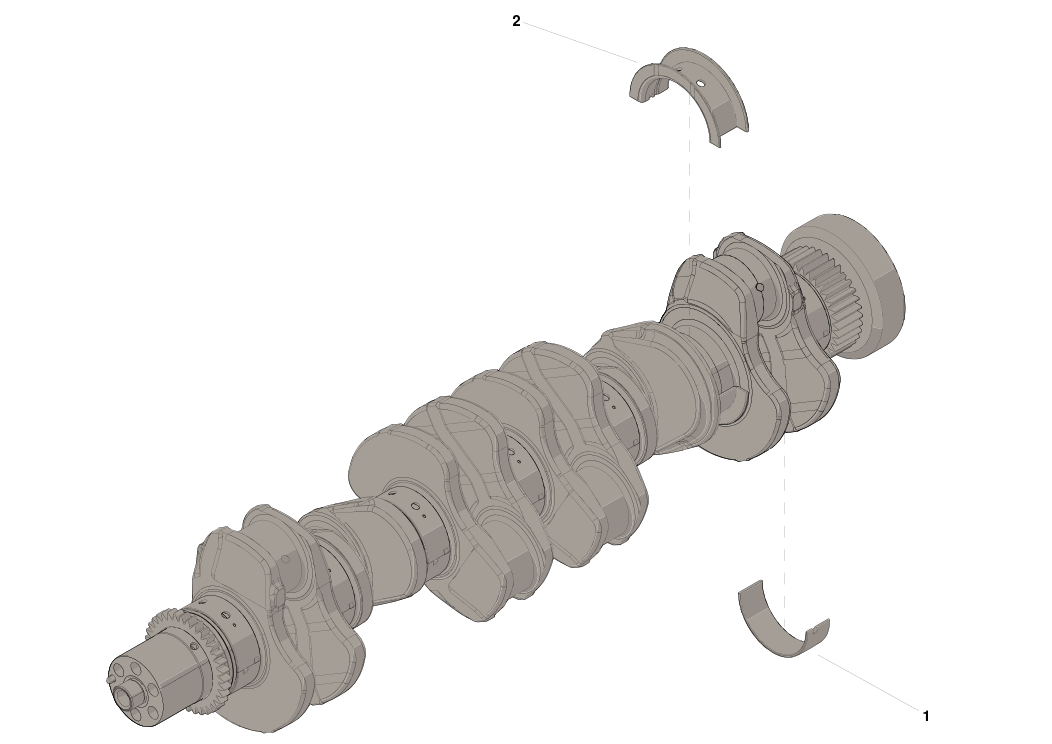 3945922 BEARING,CRANKSHAFT THRUST