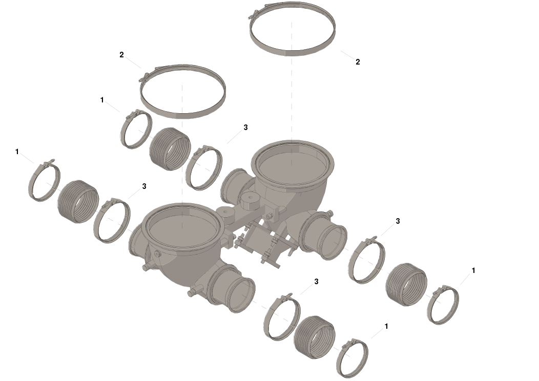 4011509 CLAMP,EXHAUST MANIFOLD