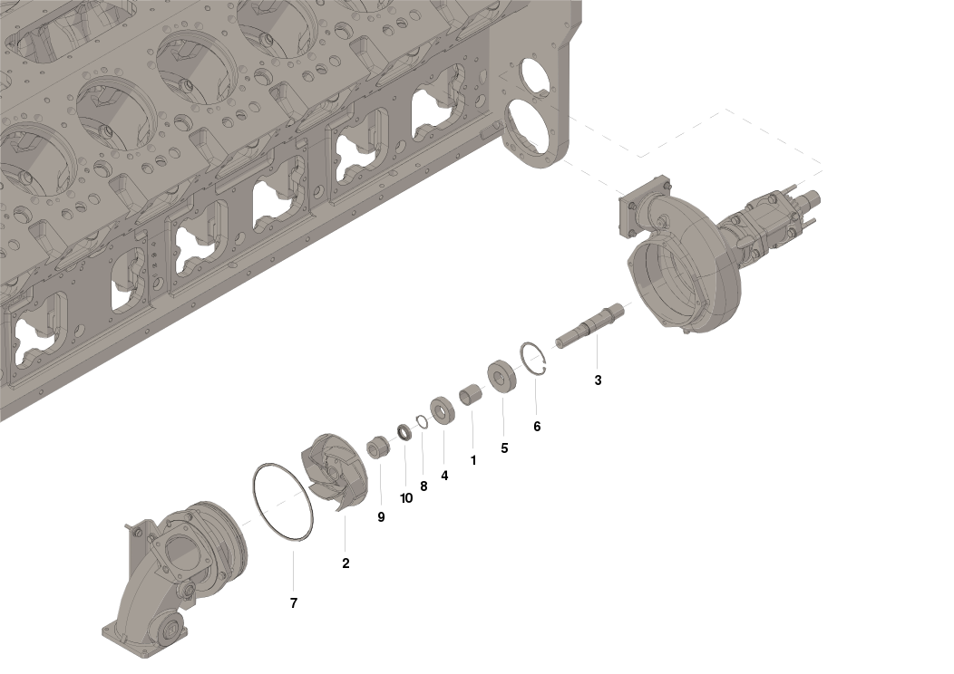 4025005 KIT,WATER PUMP REPAIR