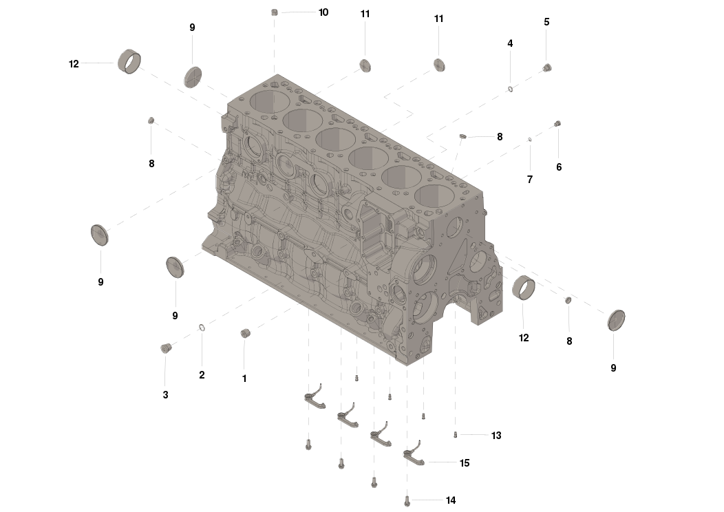 4025086 KIT,CYL BLOCK HARDWARE
