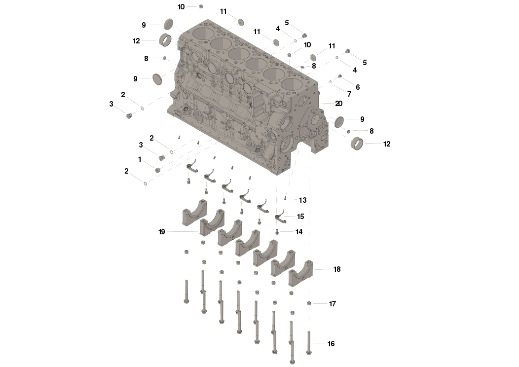4089119 KIT,CYLINDER BLOCK