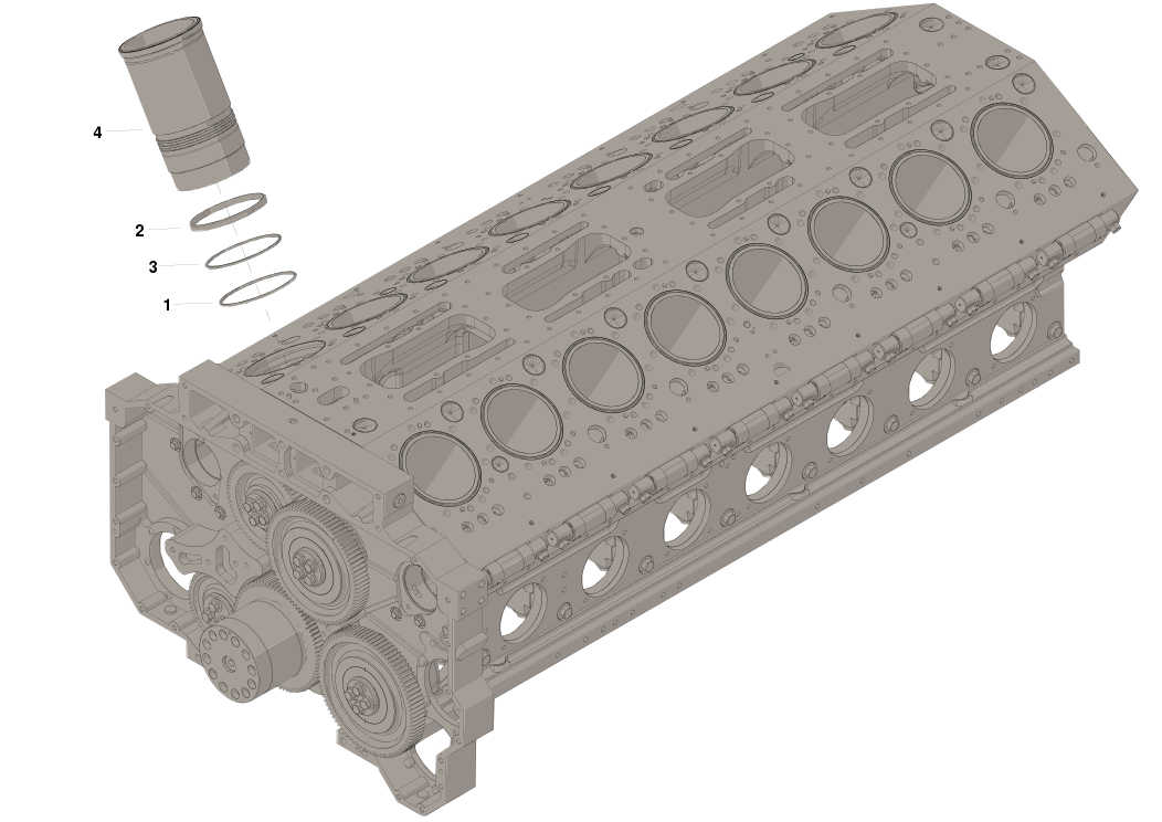 4089143 KIT,CYLINDER LINER