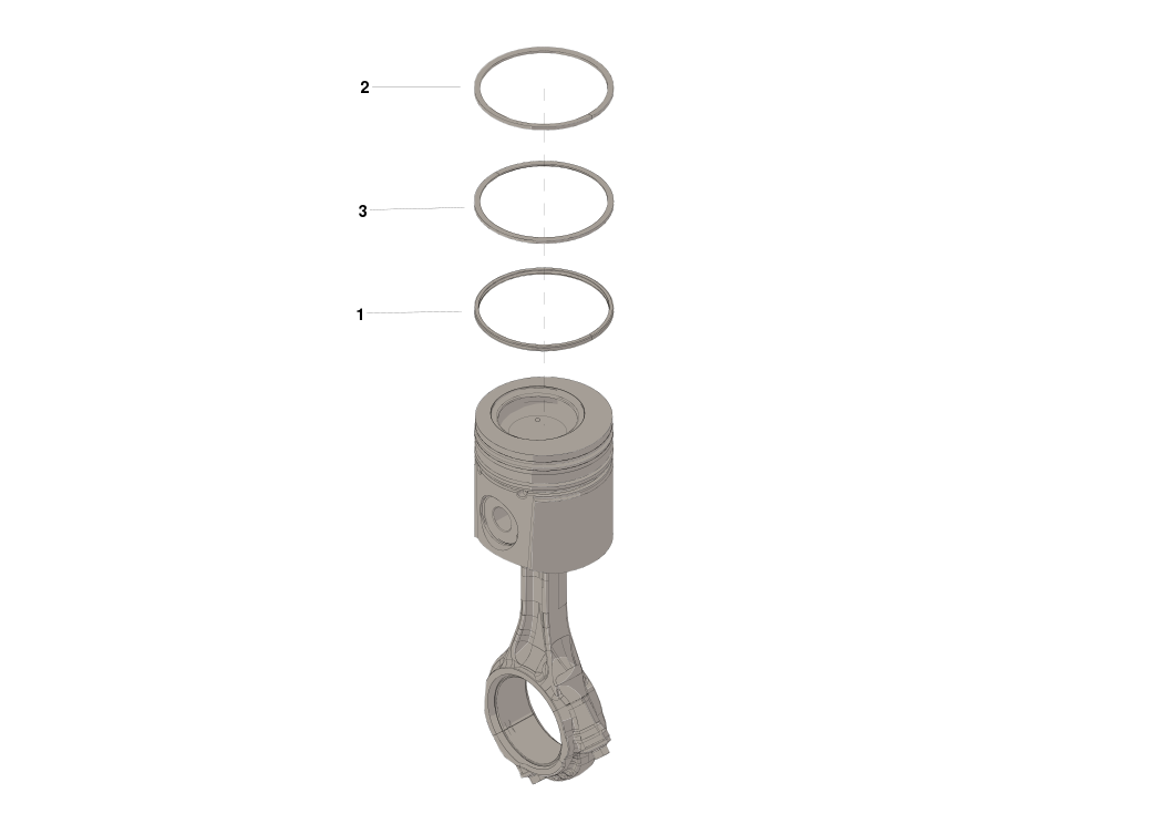 4089452 SET,PISTON RING
