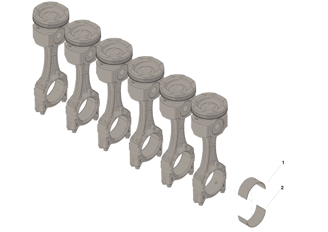 4090016 KIT,ROD BEARING (.010)
