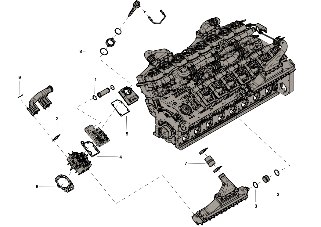 4376322 KIT,SINGLE HEAD GASKET