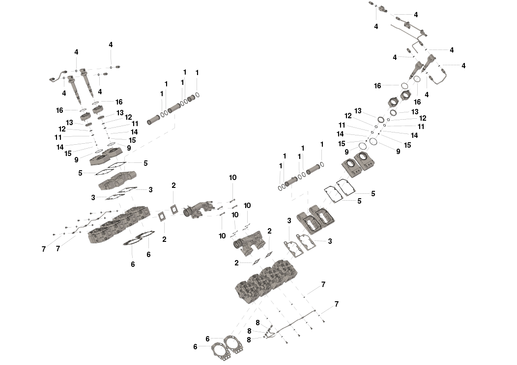 4376326 KIT,HEAD QUADRANT GASKET