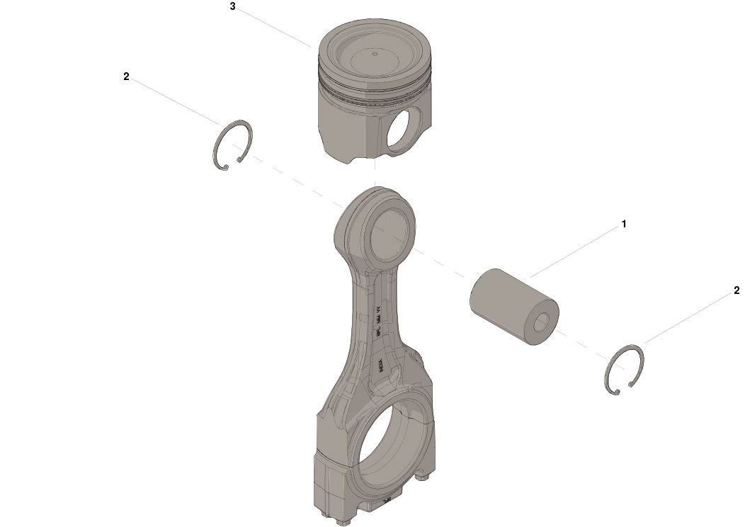 4955235 KIT,ENGINE PISTON