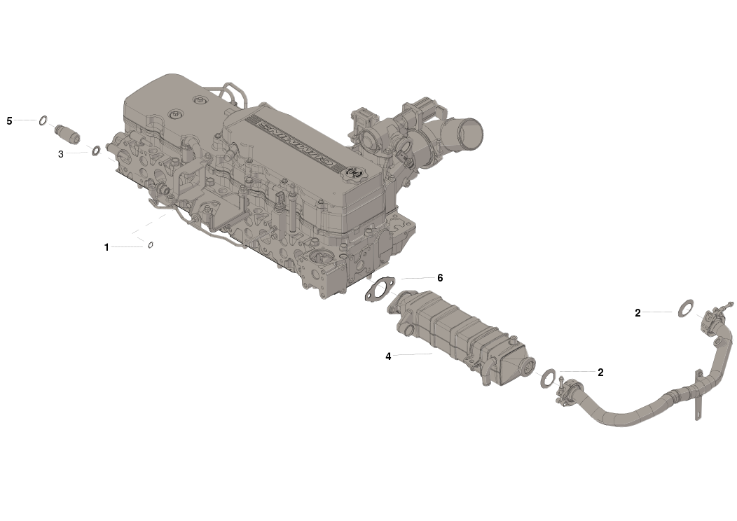 4955518 KIT,EXH RCN COOLER