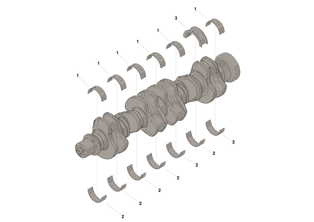 4955863 KIT,MAIN BEARING