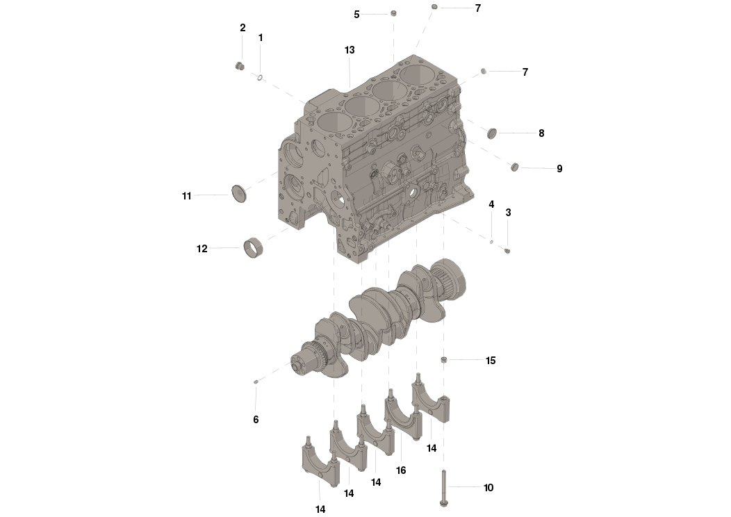 5406137 KIT,CYLINDER BLOCK