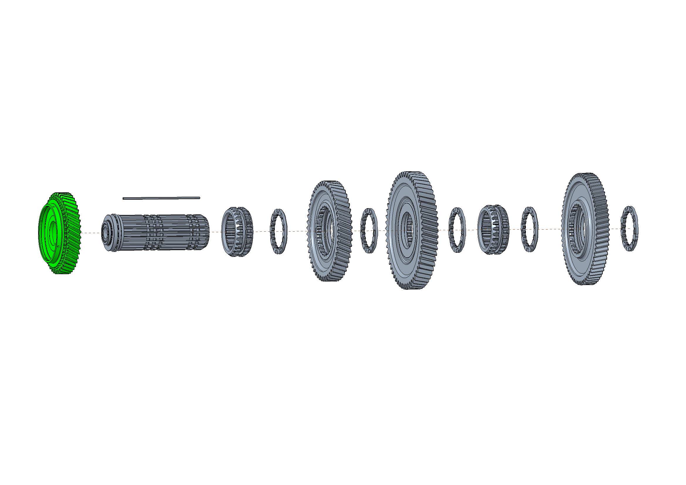 ECCN-2005 PRIMARY DRIVE GEAR
