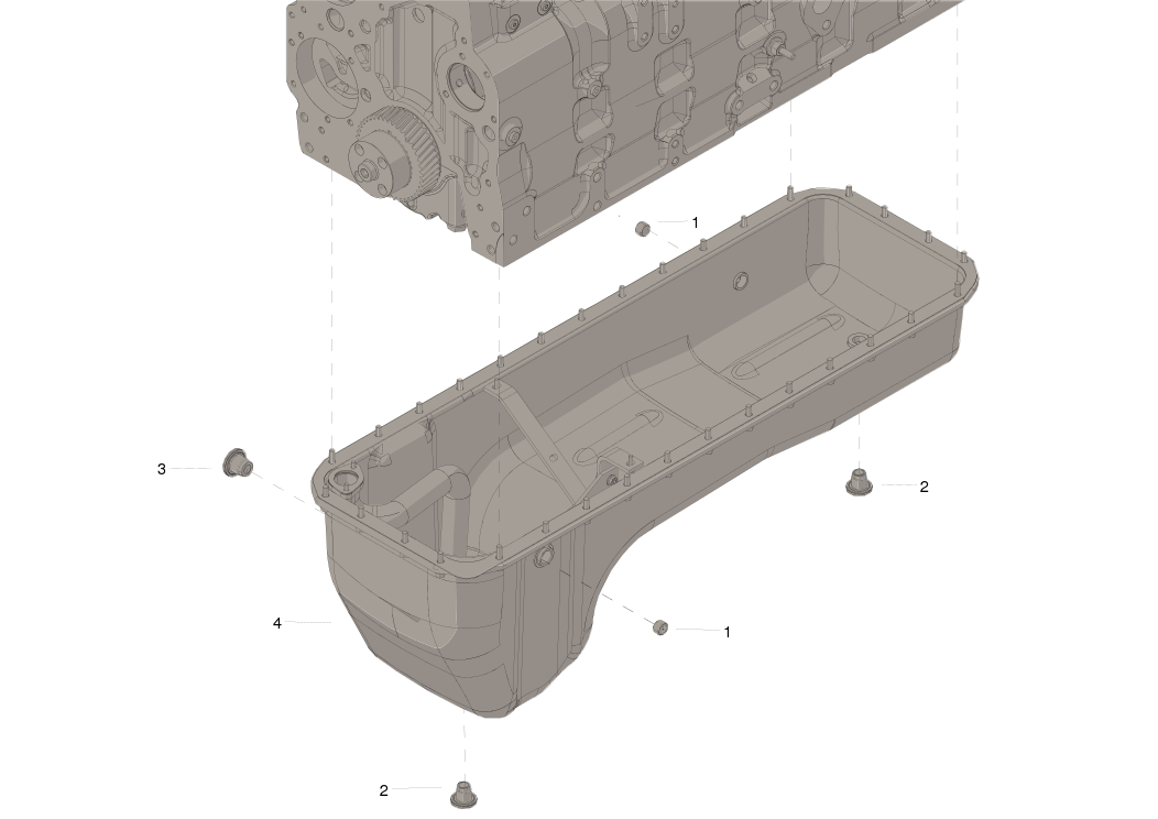 4376431 KIT,OIL PAN
