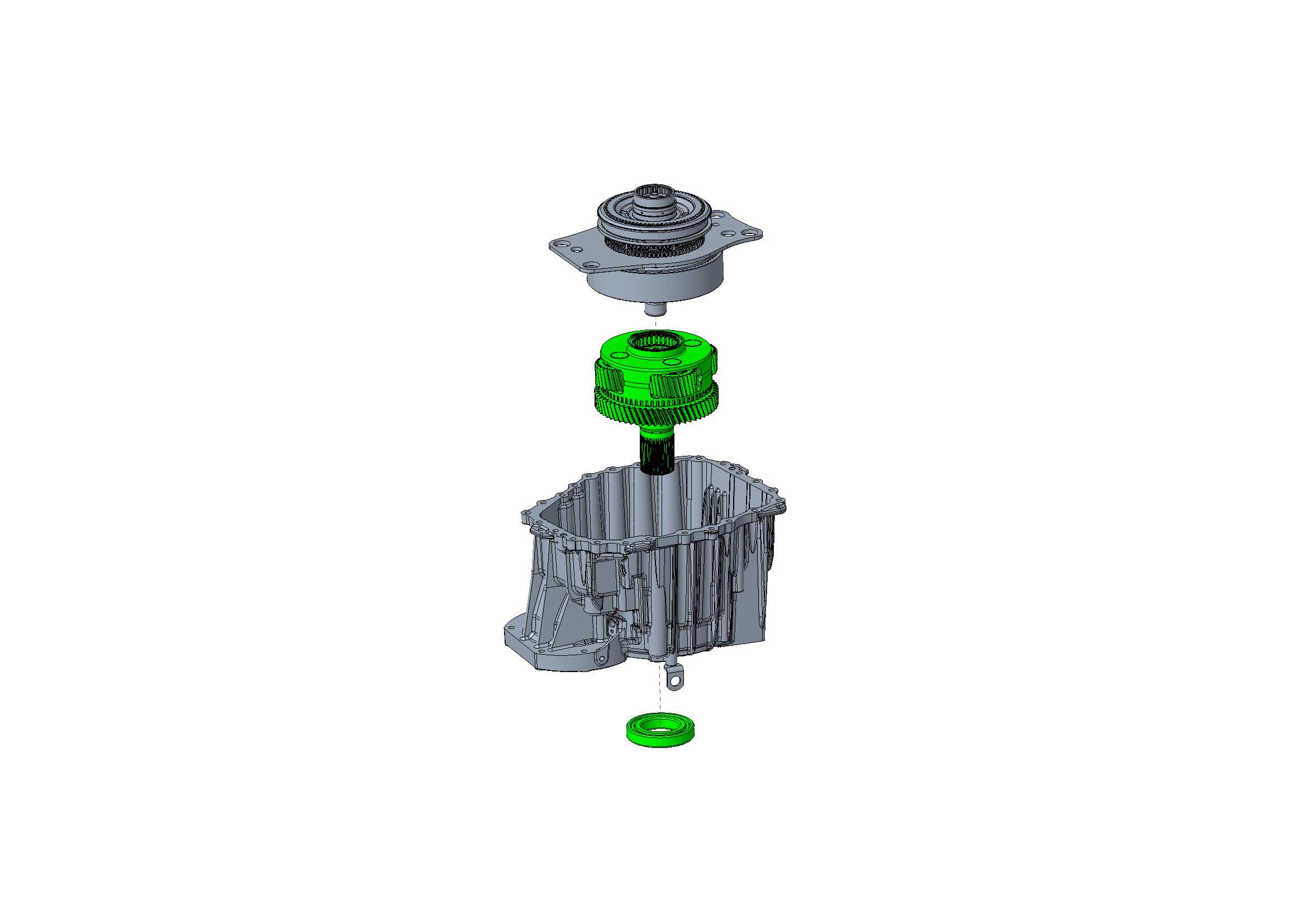 K-4606 PLANETARY OUTPUT SHAFT ASSEMBLY ...