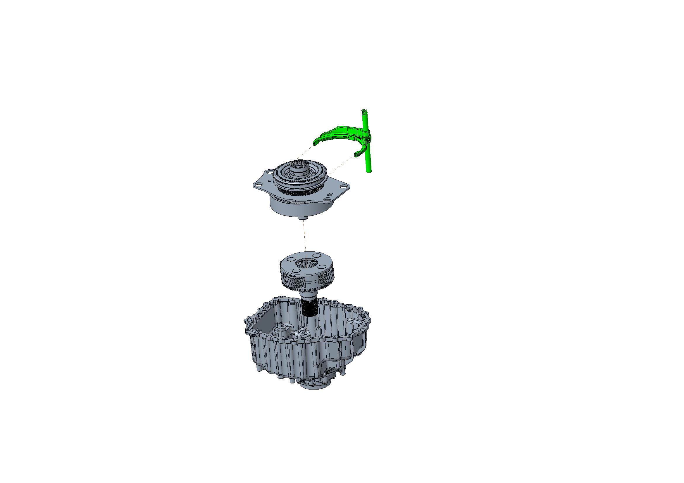 S-3216 SHIFT RAIL E (AND YOKE)