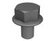 366-1821: M8-1.25 x 12mm Hex Flange Head Bolt
