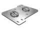 387-2982: 3mm Thick Two Bolt Mounting Plate